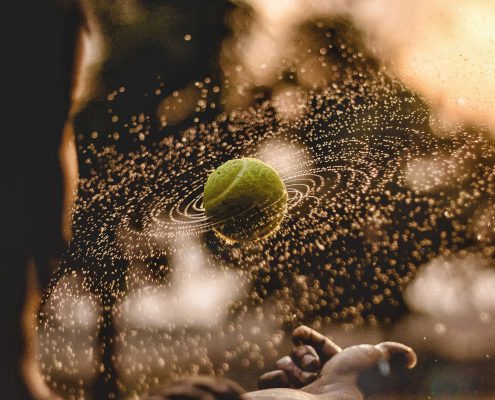 Padel in de regen