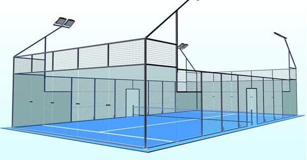 Padelbaan aanleggen