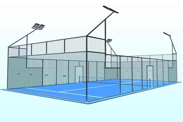 Padelbaan aanleggen