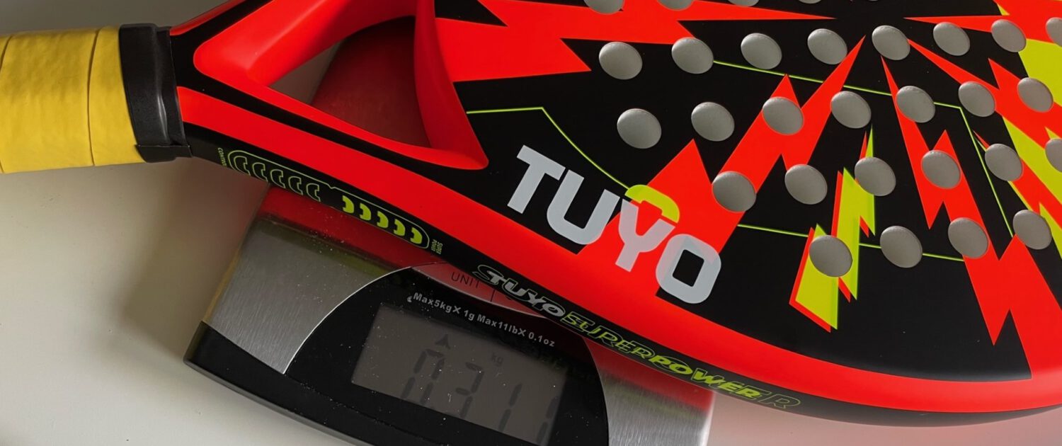 Tuyo Super Power racket weegschaal